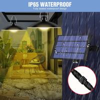 Gambar 【Siap Stok COD】Double Head Lampu Surya Lampu Outdoor Solar Pendant Light IP65 Waterproof Outdoor Indoor Solar Lamp Dengan led  solar - 2 Head /Kuno /Remote, Cahaya putih （6000K） dari Tok-uhome.id undefined 3 Tokopedia