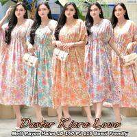 Gambar Daster Kiara Lowo Pompom Soft Batik Jessa Bahan Rayon Tebal LD 140 PJ 115 Model Terbaru - Busui Friendly - Pendek, Katun - Biru dari BAKOEL DASTER KEKINIAN undefined 1 Tokopedia