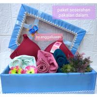 Gambar TERMURAH Paket Seserahan/Paket hantaran pakaian dalam(cd,bh)/paket seserahan daleman - BRA 34, CD M dari Ayu Fitrawati Store undefined 1 Tokopedia
