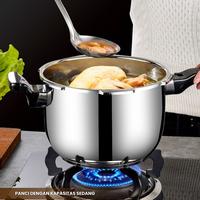 Gambar Izuma Panci Presto Stainless Steel 6 Liter dengan Steamer dan Safety Lock - Kukusan, Ayam - 24Cm/6Liter-K-001 dari Izuma Kitchenware undefined 2 Tokopedia