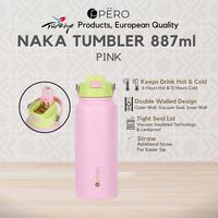 Gambar [JORDI ONSU] Pero Naka Tumbler 887 ML / Botol Minum Tumbler Vakum 887 ML Anti Panas Dingin 887 ML - blue dari Pero Indonesia undefined 2 Tokopedia