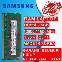 Gambar RAM NB DDR3L 8GB PC 12800/1600 MHz SODIMM LAPTOP/NOTEBOOK SAMSUNG dari Samsung Tjakarta undefined 2 Tokopedia