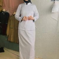 Gambar Setelan Putih-Putih/Seragam Kerja/Seragam Perawat/Seragam guru/Seragam Dinas by Zihan - PUTIH-PUTIH, S 95 dari biLqis area baju kerja undefined 1 Tokopedia