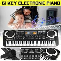 Gambar Digital Electronic Keyboard 61 Keys Piano Organ Musical Instrument Orjen Orgen Tunggal Portabel Portable Alat Musik Key Board Kibor Kibord Keybord Kibot Musik Besar Mainan Edukasi Anak Edukatif Murah Bagus Hadiah Kado Anak2 Laki Laki Perempuan - Black dari Pt tembakau sintetis undefined 4 Tokopedia