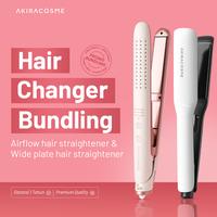 Gambar Akiracosme Paket Catokan Pelurus & Pengeriting Rambut | Bundling Hair Straghtener | AC-R3 & V386 dari Akiracosme Indonesia undefined 1 Tokopedia