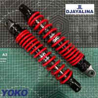 Gambar YOKO NON-TABUNG ( JLT 048) NMAX PCX 150 SHOCKBREAKER - UKURAN 340MM - SHOCK UNTUK MOTOR XMAX N-MAX PCX 150 XMAX - SHOCK BREAKER BELAKANG NON TABUNG TWIN DUAL SHOCK JLT048 JLT 048 JLT48 JLT 48 MOTOR MATIC - SOK KUNCI - RED dari kopisri undefined 2 Tokopedia