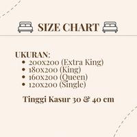 Gambar FORTUNA INDAH SPREI - SPREI SAJA SIZE 140X200 TINGGI 30CM TENCEL LYOCELL 60S BANTAL GULING SARUNG KING - Mystic Rose, 140x200x30 dari Storez ID undefined 4 Tokopedia
