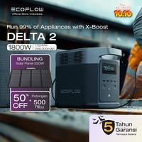 Gambar EcoFlow DELTA 2 1024Wh 1800W Power Station Solar Generator LFP Camping Genset Baterai Pembangkit Listrik Hybrid dan Offgrid Berdaya Besar untuk Rumah Camping Bis RV Van - Delta 2 dari EcoFlow ID undefined 1 Tokopedia