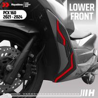 Gambar Hayaidesu PCX 160 (2021-2024) Body Protector Lower Front Cover - MERAH dari Hayaidesu Indonesia undefined 2 Tokopedia