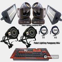 Gambar Paket Lighting Panggung Mixer Disco 240 SPR + 2 Strobo Led 960 + 2 Moving Beam 100W SPR + 2 Parled 24x10W MOSPRO + XLR(10M x 1 Dan 2M x 5) dari Multi Audio Lighting_NEW undefined 1 Tokopedia