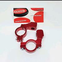 Gambar BREKET SPION MOTOR BREKET DUDUKAN SPION KLEMAN CNC 1 PASANG KIRI KANAN UNIVERSAL Motorcycle Gold - MERAH dari PVM VARIASI undefined 5 Tokopedia