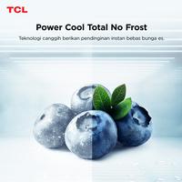 Gambar TCL Kulkas 4 Pintu - Kapasitas 430L - Big Capacity - Twin Eco Inverter - AAT Gen 2 Natural Eco Freshness - Tanpa Bunga Es - Lemari Es - P510CD dari TCL Indonesia Official undefined 3 Tokopedia