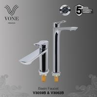 Gambar VONE Kran Wastafel Bambu Cuci Tangan Brass Chrome ( VONE PREMIUM ) - V3059B dari Vone Sanitary Indonesia undefined 1 Tokopedia