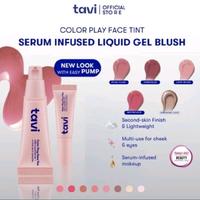Gambar [NEW PACK] TAVI 3-in-1 Color Play Face Tint 9g (Blush On Cair, Highlighter, Eyeshadow) - Orbitelle dari deebdebishop undefined 3 Tokopedia
