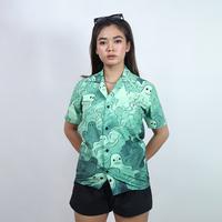 Gambar GOKS Baju Kemeja Motif Laki Laki Perempuan Full Print Printing Kemeja Vintage 277 CASPER HIJAU dari GROSIR AGEN PRATAMA71939 undefined 3 Tokopedia