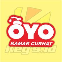 Gambar Stiker OYO Kamar Curhat, Sticker OYO, Stiker Kamar Curhat, Stiker Motor Mobil Helm Hp Laptop Anti Air - KC-01 dari KeyDotID undefined 5 Tokopedia