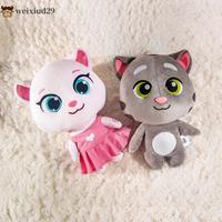 Gambar 28cm Intelligent Voice Plush Toy Talking Tom Cat Angela Intelligent dari hghotvs undefined 2 Tokopedia