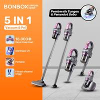 Gambar BONBOX BCT50302 Vacum Cleaner 18000 PA Portable 5 IN 1 Penyedot Debu Portable All-in-one Mite Removal Vacuuming Machine - BCT50302 - Grey dari RAMSOBNOO undefined 1 Tokopedia
