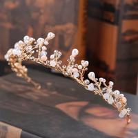 Gambar Mahkota Ifer - Mahkota Wisuda Wedding - Mahkota Simple Elegan - Gold dari Bridal jewelry Shop undefined 4 Tokopedia
