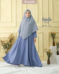 Gambar Gamis set hanifa dewasa - MUSTARD-BEIGE, XXL dari Manasikana undefined 4 Tokopedia