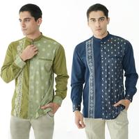Gambar Casella Baju Koko Pria Dewasa Lengan Panjang | Baju Koko Batik Riyadh - 9984 White, S dari Casella Apparel undefined 1 Tokopedia