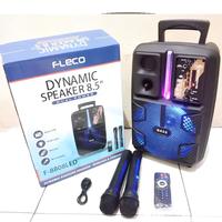 Gambar Speaker Bluetooth Bass Fleco F-8808/FLECO F-8865 GR Free Mic Bluetooth Karaoke / Mic Wireless + Remote - Speaker Karaoke Full Bass / Salon Full Bass Besar / Speaker Besar Jumbo / Salon Bluetooth Full Bass Bonus Mic Double Wireless - PLIS 2 MIC WIRELES dari Embun Online Shop_NEW undefined 3 Tokopedia