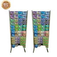 Gambar Rak Warung Rak Jajanan Rencengan/Rak Kopi Sachet Angkringan/Rak Snack Rak Kayu Penyimpanan Serbaguna Rack dari POLACENTRAL undefined 1 Tokopedia