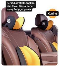 Gambar Bantal Mobil Anti Pegal Punggung dan Leher Bisa Buat Kursi Kantor atau Rumah Tangga Backrest Memory Foam - Bantal Leher Aja, Hitam dari SolidHarapanStore undefined 4 Tokopedia