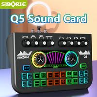 Gambar Siborie Soundcard Q5 soundcard Audio USB External Sound Card mic Mixer Bluetooth phone PC - Q5 Soundcard dari Siborie_NEW undefined 3 Tokopedia
