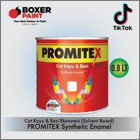 Gambar Cat Kayu & Besi (Sintetis) Ekonomis PROMITEX Synthetic Enamel (0.8 KG) Paint - 821 Putih dari Boxer Paint Official Store undefined 1 Tokopedia