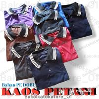 Gambar [Paket 5 Pcs] Kaos Petani Kerah Lengan Panjang PE Doble Tebal Kaos Basahan Berkebun Kaos Polos Santai Pria Casual - Hitam 5 Pcs, L_(BB.45-60.KG) dari @sukatuku.co undefined 5 Tokopedia