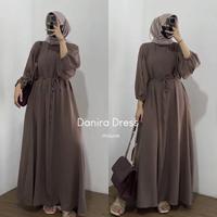 Gambar DANIRA Dress Burgundy Gamis Muslim Wanita Cringkle Airflow Dewasa Kondangan Remaja - Mocca, 120 dari Lusakhiza.id undefined 3 Tokopedia