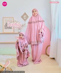 Gambar Babyjab Mukena Sophia Mom and Kids - Baju Sholat Ibu dan Anak Perempuan Cantik Nyaman Lucu Usia 1 2 3 4 5 6 7 8 Couple Muslim Pink Rayon Lebaran Remaja - Dusty Pink Anak, S dari MyHijabiie undefined 4 Tokopedia