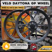 Gambar Velg DAYTONA ORIGINAL GP WHEEL Grey 160 185 Ring 17 Cakram Tromol Yamaha Honda Suzuki Rx King F1ZR Jupiter Supra Revo Satria F150 Shogun - SINGLE DISC CAKRAM dari 29N PART KING undefined 1 Tokopedia