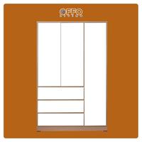 Gambar Offo Living -  Lemari Pakaian dengan Laci Garvin Lemari Pakaian 2 dan 3 Pintu Minimalis Estetik - Furniture Minimalis Elegan - Warna Kayu Natural - 2 Pintu dari Offo Living Furniture undefined 2 Tokopedia