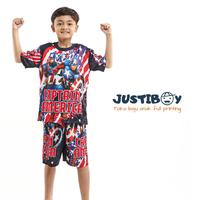 Gambar [CUCI GUDANG] Setelan Baju Anak Laki Laki Motif Full Printing Kartun 5 - 10 Tahun - Transformer Kuning, Size 20 (10 Tahun) dari Justiboy undefined 5 Tokopedia