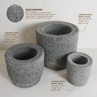 Gambar Lumpang / Alu / Alat Penumbuk Bumbu Dapur Batu Asli - Lumpang 15 cm dari Rajawali Kraftindo undefined 3 Tokopedia