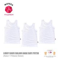Gambar LIBBY Kaos Dalam Bayi Anak / Kaos Kutang / Singlet Polos / Putih New Born - 45 kg Katun Lembut - Putih, New Born dari Moteza Indonesia undefined 1 Tokopedia