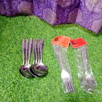 Gambar SENDOK MAKAN STAINLESS STEEL ANTI KARAT TERMURAH - 1ls sendok dari Ajabedah7 undefined 4 Tokopedia