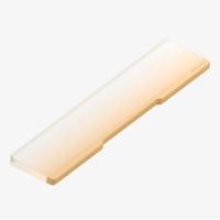 Nuphy TwoTone | Two Tone Acrylic Wrist Rest fo Nuphy Field75 | Field-75 HE Gaming Keyboard - foto 2