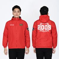 Gambar Jaket Olahraga Outdoor Bola Dewa United Jaket Pelatih Bola Windbreacker Semi WF Tebal Bisa Custom Logo Desain Sendiri Sablon High Quality Bordir - HITAM dewa, M 50-65 KG dari MaskulinSport undefined 1 Tokopedia