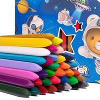 Gambar [XTRA LIVE] Deli Plastic Crayon / Krayon Plastik 12/24/36 Anti Kotor HE901 stationery - 12 Warna dari Deli.Indonesia undefined 2 Tokopedia