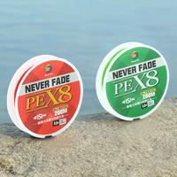 Gambar BingoLife Senar Pancing x8 PE 200m Jepang Never Fade Jalinan Fishing Line Super Kuat Tahan Bahan - Merah Atas Lem Memotong Air 200M, 0.6# 0.128mm 4.5kg dari Speckle Senar Pancing undefined 1 Tokopedia