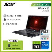 Gambar ACER NITRO V 15 ANV15-51-77DG GRAPHICS NVIDIA GEFORCE RTX 2050 15.6" FHD INTEL CORE I7-13620H RAM 16GB STORAGE 512 GB SSD WINDOWS 11 dari Acer Official Store undefined 1 Tokopedia