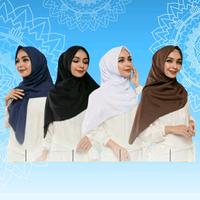 Gambar Kerudung Hijab Jilbab Segiempat Segi Empat Warna Hitam Putih Coklat Cokelat Biru Dongker Navy Abu Abu Ukuran 115x115 CM Bahan Voal Premium - Hitam dari PUSATPERBELANJAANTIMURTENGAH undefined 1 Tokopedia