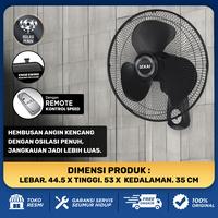 Gambar SEKAI Kipas Angin Dinding Remote / Wall Fan 16 Inch Remote Control - WFN 1628 / 1628 RC - WFN 1628 RC (Remote Control) dari SEKAI HOME ELECTRONICS undefined 4 Tokopedia
