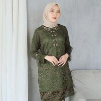 Gambar ISYANA BLOUSE / KEBAYA BUSUI / KEBAYA LAMARAN - olive, s (ld 88) dari Sundayme store undefined 1 Tokopedia