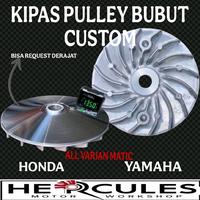 Gambar PULLEY SET RUMAH ROLLER BUBUT CUSTOM /MIO SPORTY/MIO KARBU/MIO J/MIO S/MIO Z/MIO SOUL GT/MIO GT/NOUVO Motor Motorcycle - MIO KARBU (SPORTY) dari HERCULES MOTOR WORKSHOP undefined 4 Tokopedia