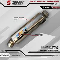 Gambar Slincer knalpot original SHK type jenong bulat inlet 50mm Laser kenalpot mp zrung - Not Specified dari SHK officiall undefined 1 Tokopedia