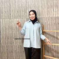 Gambar ATASAN WANITA / YURI TOP BLOUSE / BLOUSE WANITA - HITAM dari BarokahFashion89 undefined 5 Tokopedia
